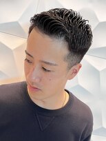 銀座マツナガ 浅草店 ビジネスパーマスタイル/刈り上げフェード/短髪ショート30代