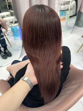 ガーランド(Girland) 【girland】レッドブラウン 韓国風/レイヤーカット