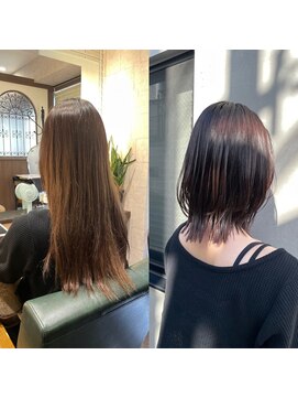 ルームヘア 代々木上原店(Room hair) ボブ/グレージュ/大人女性/レイヤー/ショート[代々木上原]