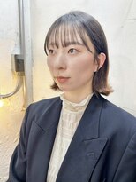 カゼ ダイカンヤマ Kaze DAIKANYAMA&nbsp;ナチュラルボブ◯おくれ毛カット