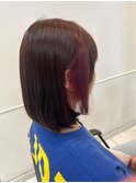 イヤリングピンク