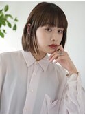 ミニボブ/切りっぱなしボブ新潟東区/松崎/