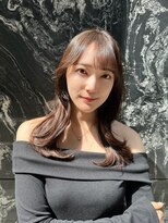 ヴィオットバイサロン(Viot by Salon)&nbsp;前髪あり髪質改善姫カットセミディカールシアーカラー縮毛矯正