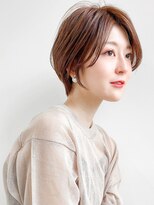 ネイロ 錦糸町(NeiRo)&nbsp;★前下がりハンサムショートボブパーマ30代40代50代白髪ぼかし