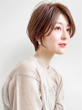 ネイロ 錦糸町(NeiRo) ★前下がりハンサムショートボブパーマ30代40代50代白髪ぼかし