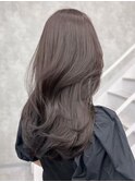 デザインカラー/レイヤーカット/ウェットヘア/オリーブベージュ
