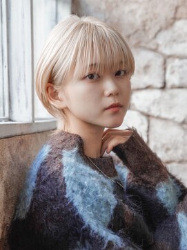 カライングドゥ(ing deux) 大人ショートボブ丸みショートカットマッシュショート前髪あり