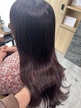 テラスヘア 新潟駅南(TERRACE hair) 【艶髪】こっくり深みピンクブラウン