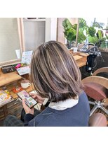 ヘアークリエイト マァーノ(Hair create mano)&nbsp;育てるハイライト