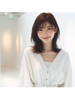 ヘアーズ ベリー 蒲生店(hairs BERRY)&nbsp;★小顔カット大人かわいいシースルーバング結べるボブこなれヘア