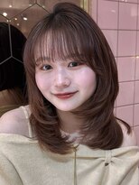 ルームバイシー 新宿(Loom. by Sea)&nbsp;〇ミディアムレイヤー×イメチェン【新宿/ワイドバング】