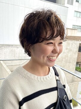 ナループロアボタン(Nalu pu loa BOTAN) ショートパーマ/丸みショート