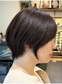 イメチェン外ハネボブ美髪ワイドバングレイヤーショート/大宮