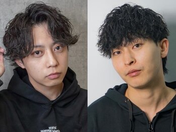 ヒロギンザ 青山店(HIRO GINZA)の写真/【最終受付21時/個室】ここでしかできない《無造作スパイラルパーマ》柔らかく無造作で好印象に［理容室］