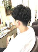 【見附　今町】刈り上げツーブロック　メンズ　黒髪