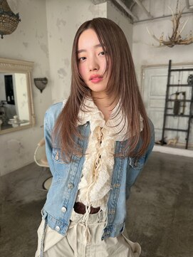 トレンチ(TRENCH) レイヤーカット 前髪 顔まわりレイヤー