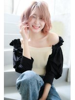 トリップバイ ニューヨークニューヨーク(Trip by NYNY)&nbsp;ライトピンクベージュ×レイヤーボブ♪