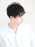 メンズカット+スパイラルパーマ+眉毛カット+プレTr￥13540→