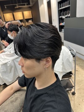 アロー 船橋店(AROH) センターパート/サーフカール/シャドウパーマ/men's/船橋