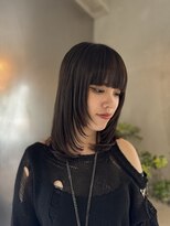 ニカイ(2F)&nbsp;ミディアムレイヤー/小顔に見せるヘア