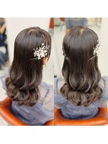 W’d BELL品川駅前店 ヘアセット/ヘアメイク/ヘアアレンジ/着付け専門店 ハーフツイン