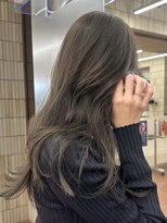 パークレーン アイス イヴェン(park lane ICI yeven)&nbsp;ブリーチなしダブルカラーオリーブグレージュ冬カラーレイヤー