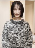 『レイヤーボブ』顔まわりレイヤー/2wayバング