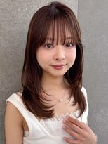 ロンドガーネット 池袋(Lond garnet)&nbsp;暗めカラー/韓国風巻き/レイヤーカット/髪質改善/縮毛矯正/池袋