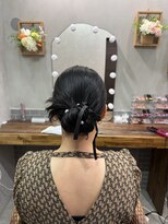 メゾンドムニ 恵比寿(Maison de MUNi)&nbsp;パールとリボンのカチモリヘア