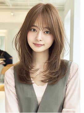 ダル 渋谷/表参道(DAL.) レイヤーカット髪質改善カラーブリーチなしダブルカラー韓国