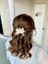 フェリーチェ(Felice)&nbsp;ハーフアップ 編み込み お呼ばれヘア 参列ヘア 推し活ヘア