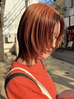 アース 高円寺店(HAIR & MAKE EARTH)&nbsp;オレンジアンブレラカラー