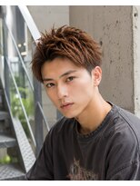 MEN's Baguz MEN'Sカット/ MEN'Sパーマ/ MEN'Sカラー 無造作束感ニュアンスパーマメンズショート20代30代人気