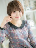顔だちキュートに♪ツヤさらショートa