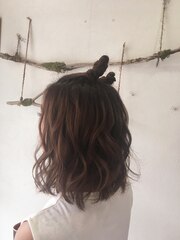 ツノヘアースタイル