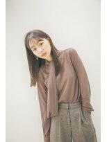 シキ 渋谷(siki) 【siki】ぱつっとセミロング(原宿/表参道)