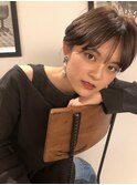 《loty酒井美紀》大人マッシュショート×クリアベージュ