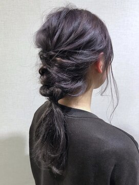 ヘアーデザイン シュシュ(hair design Chou Chou by Yone) ☆chou chou☆編み込みダウンアレンジ