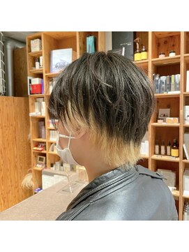 コレット(COLETTE) 【お洒落マッシュ◎】インナーカラー×メンズヘア