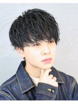 ザ サードヘアー 柏(THE 3rd HAIR)&nbsp;ソフトツイスト　波巻パーマ　刈り上げマッシュ