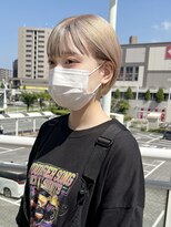 ルッツ(Lutz. hair design)&nbsp;ミルクティ × ショートボブ【千代田彩夏