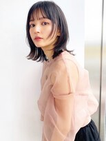 〇クアンクヘア 顔まわりレイヤー くびれミディ