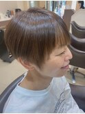 ２トーンカラーのベーシックショート