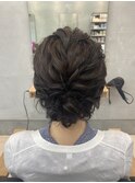 ショート×アップスタイル