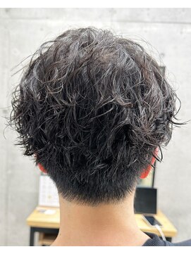 フイ 代々木(Hui) メンズ/アップバング/ツーブロックマッシュ/束感ショート