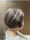 白髪ぼかしバレイヤージュ