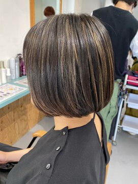 リンドリンド(Lindo Lindo) ワンレンボブ×ハイライト