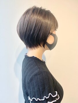 アルトル 池袋(altru) 大人可愛いナチュラルレイヤーショートボブ20代30代40代50代大鷲