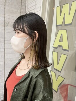 圧倒的技術力で納得の仕上がりへ♪ダメージレスに理想のカラーを叶えるならWAVYで◎【調布駅徒歩5分】