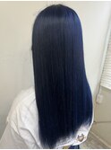 艶髪ネイビーブルー